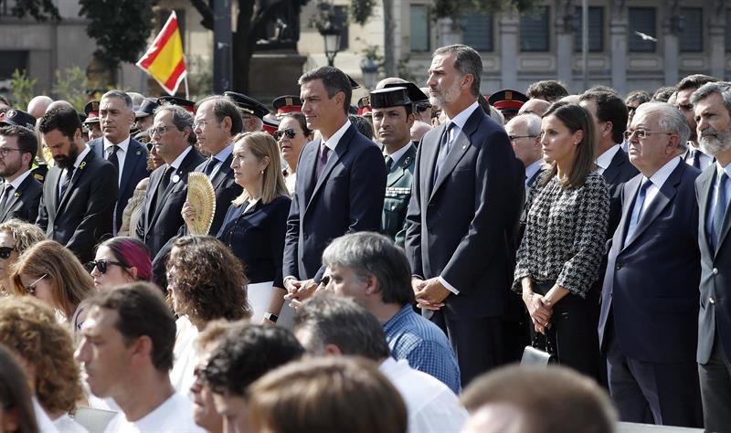 Трагична годишнина събра лидерите на Испания и Каталуния в Барселона