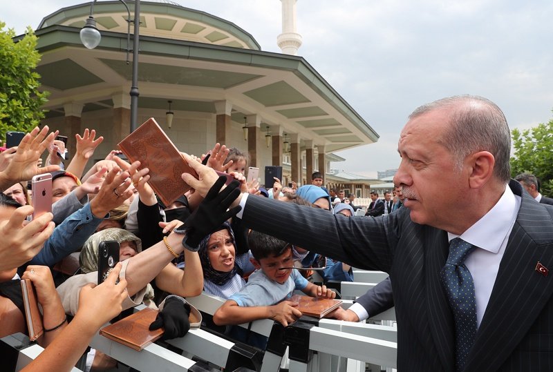 Президентът Ердоган, сн. БГНЕС