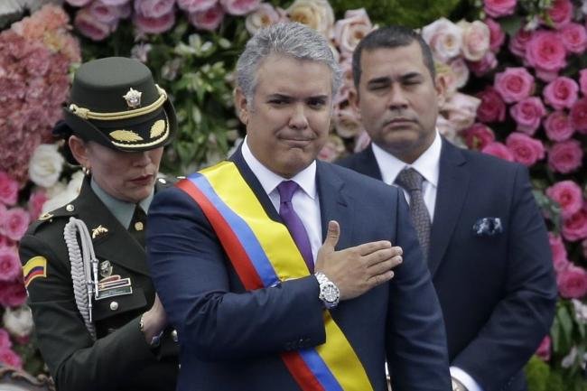 Президентът на Колумбия Иван Дуке