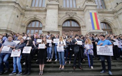 Румънски магистрати протестираха в защита на независимостта на съдебната система