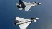 Британски изтребители Тайфун са прехванали два руски бойни самолета над Черно море