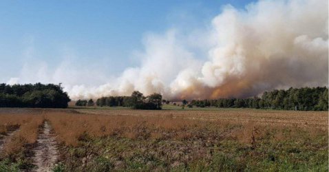 Бедствено положение край военен полигон в Германия заради пожар след учебни стрелби