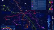 Над 700 души се возят в нощния градски транспорт в София през уикенда