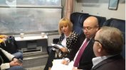 Слави Трифонов дава кола и шофьор на омбудсмана, тя взе влака за Варна