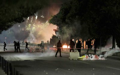 Над 20 души задържани при сблъсъците в гръцката столица