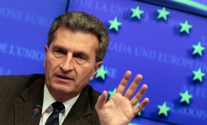 Еврокомисарят Гюнтер Йотингер