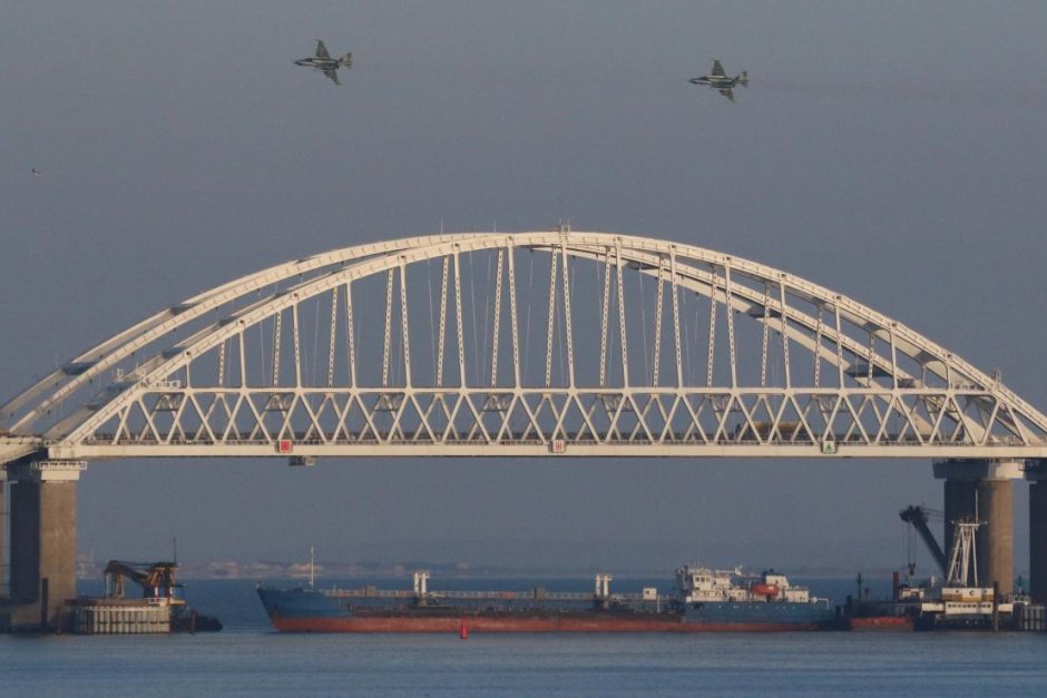 Керченският проток и руският Кримски мост