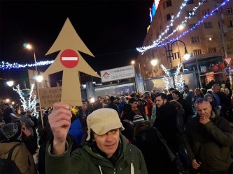 Протест "Не ни пързаляйте за Пирин" след Коледа
