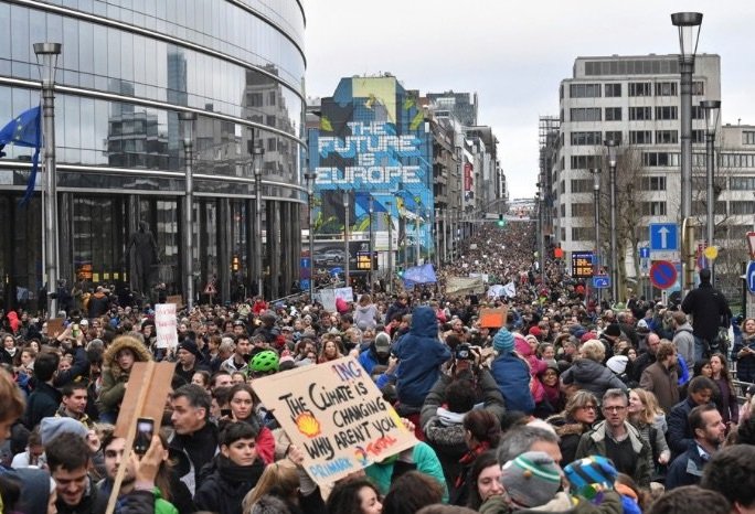 Многохилядни протести в Брюксел в защита на природата