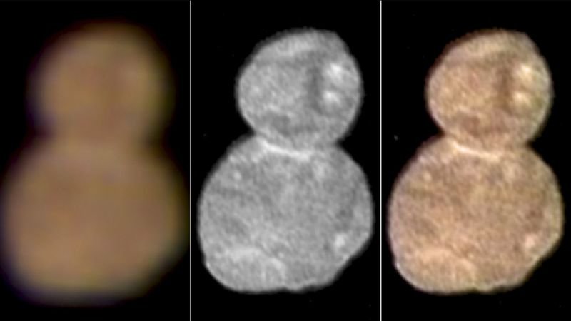 Небесното тяло Ултима Туле се състои от две сфери и прилича на снежен човек