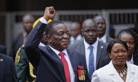 Президентът на Зимбабве Емерсън Мнангагва