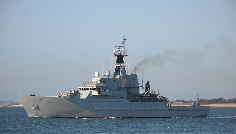 Британският патрулен кораб "Мърси"