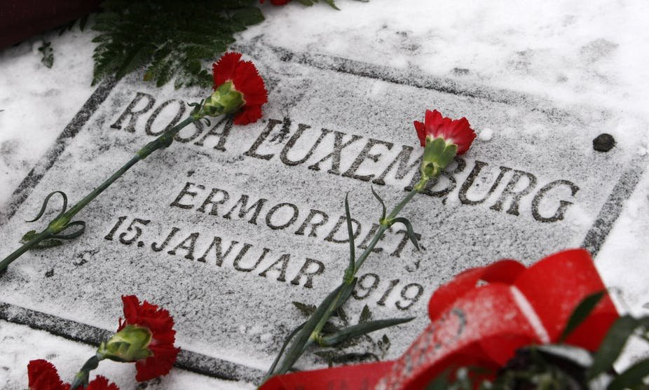 Силно разделената левица в Германия чества 100 години от смъртта на Роза Люксембург