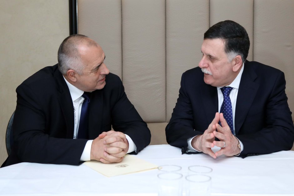 Бойко Борисов и Файез Сарадж в Мюнхен, снимка: Министерския съвет