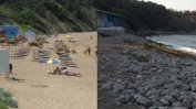 Черноморец остана без централен плаж заради новото рибарско пристанище