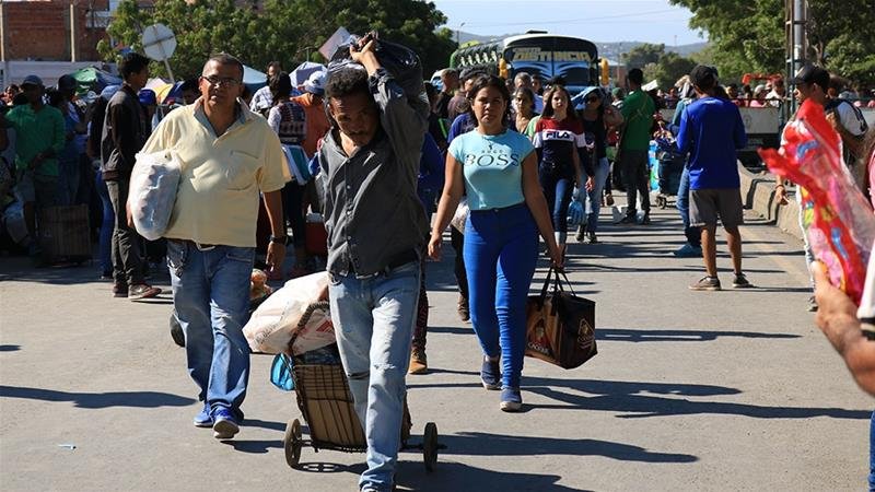 Венецуелски бежанци в Колумбия
