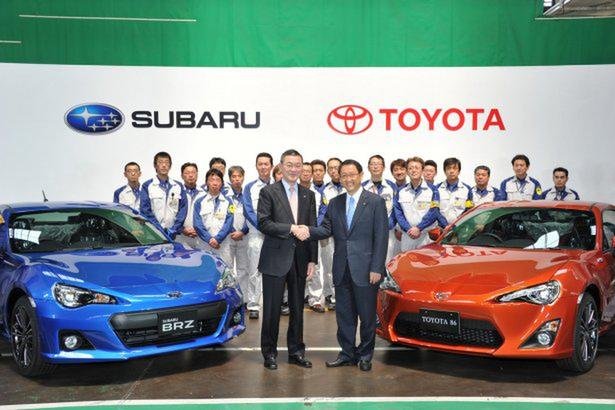 "Тойта" и "Субару" имат успешно сътрудничество с общата спортна кола, продавана под двата бранда