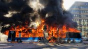 Автобус се взриви в центъра на Стокхолм