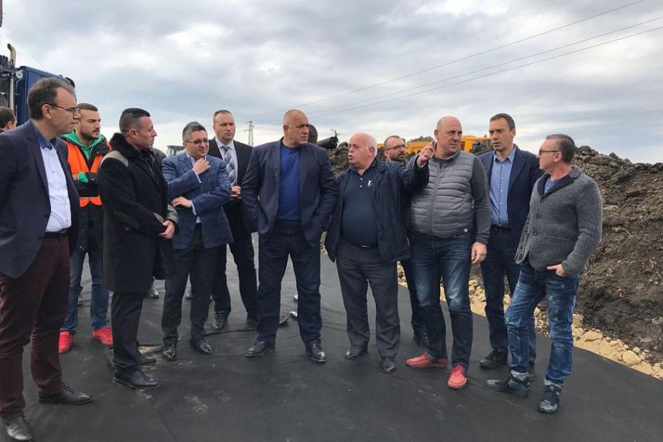 Премиерът Бойко Борисов на откриването на пътя Поморие Ахелой миналото лято