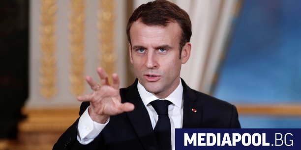Три седмици преди европейските избори френският президент Еманюел Макрон и