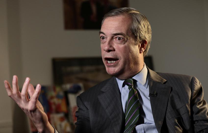 Партия "Брекзит" на  Найджъл Фараж води в проучване за евроизборите
