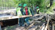 Ремонтът на Западния парк в София се проточва до октомври