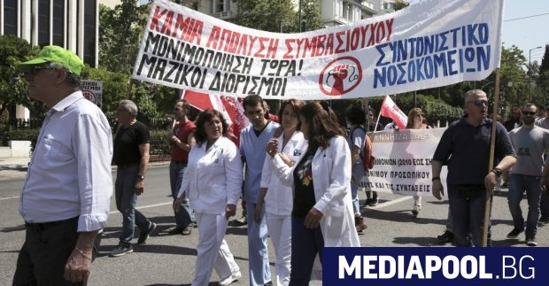 Държавните болници на Гърция са в стачка в четвъртък с