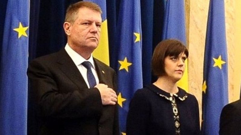 Клаус Йоханис и лицето на румънския модел за борба с корупцията Лаура Кьовеши