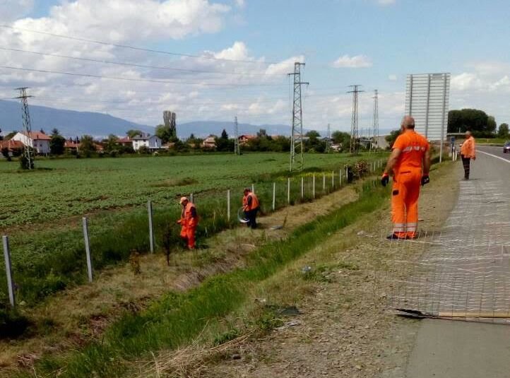 Пътната агенция скоростно поправя оградите по магистралите