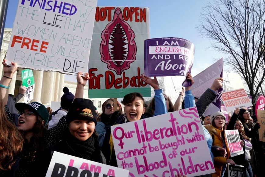 Протест в защита на правото на аборт 