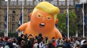 Масови протести срещу Тръмп в Лондон, но той е доволен и не следи "фалшиви новини"