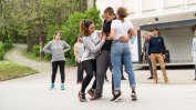 Флашмоб "Танцувай за ненасилие в училище" в София