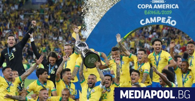 Отборът на Бразилия стана шампион по футбол на Южна Америка