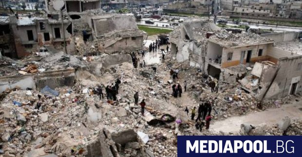 Изтребители на сирийското правителство извършиха поредица от въздушни удари днес