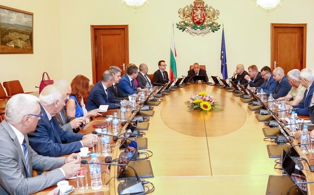 Заседанието на Съвета по сигурността. Снимка: Правителствена информационна служба