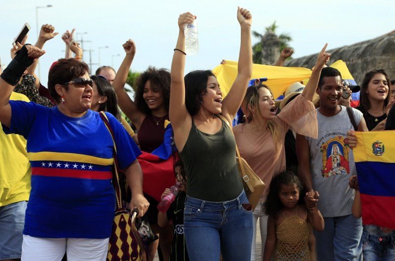Сн. ЕПА/БГНЕС, архив, протест във Венецуела