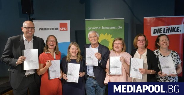 Германската социалдемократическа партия ГСДП и още две формации Левите