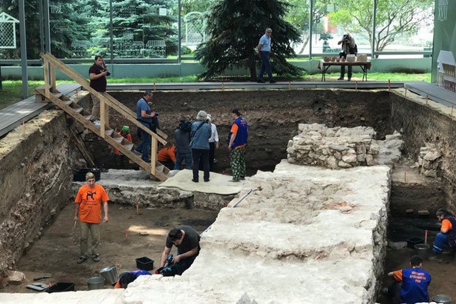 Находката е открита край археологически разкопки в двора на Кремъл