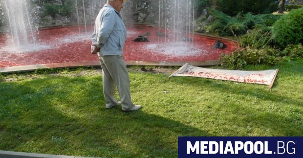 Фонтанът в Докторската градина който се намира недалеч от Руския