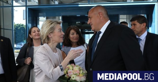 Министър председателят Бойко Борисов посрещна новоизбрания председател на Европейската комисия Урсула