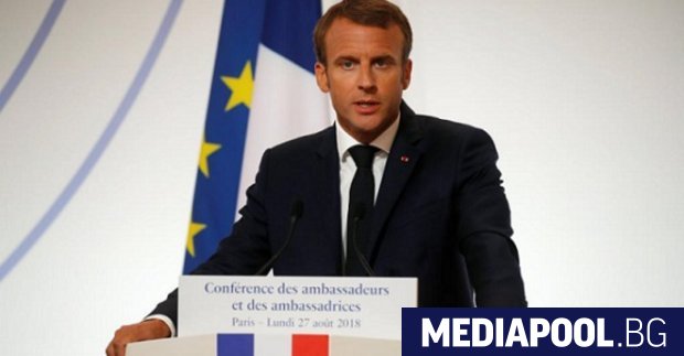 Френският президент Еманюел Макрон който втвърди тона си за имиграцията