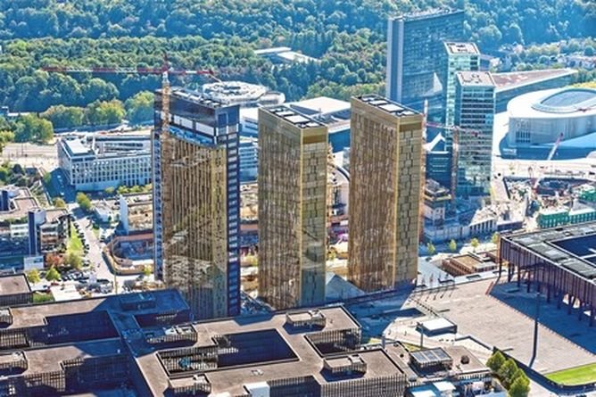 Съдът на ЕС в Люксембург се разшири с трети небостъргач