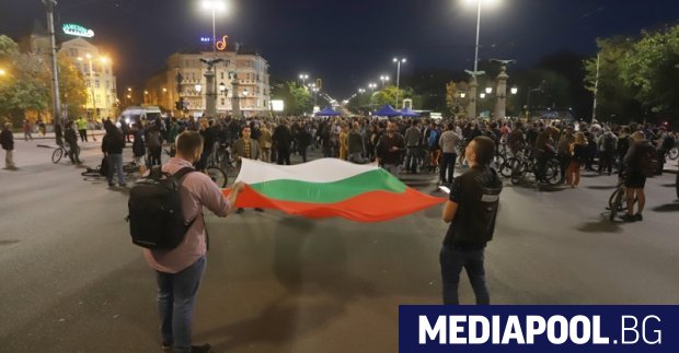 Блокадата на Орлов мост в София в знак на протест