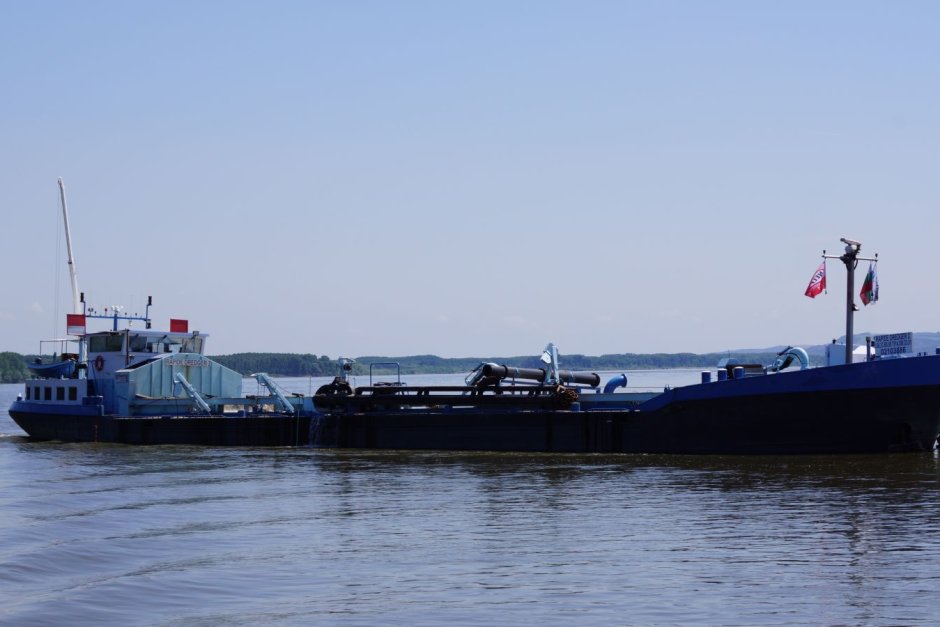 Над 20 кораба са заседнали край Свищов заради ниското ниво на Дунав