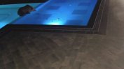 Мечка поплува в басейн край сопотския лифт