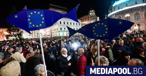 В поляризирания политически пейзаж на Италия гражданското движение нарекло се