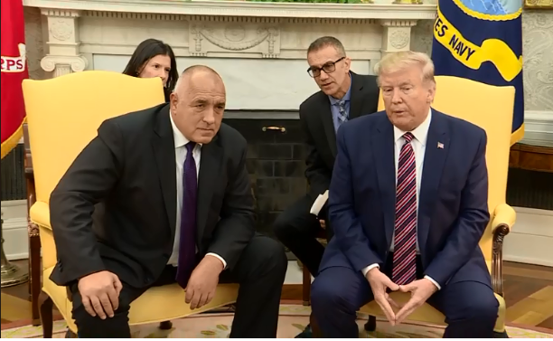 Борисов и Тръмп в Белия дом