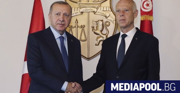 Президентите на Турция и Тунис - Реджеп Тайип Ердоган и