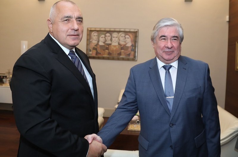 Борисов и посланик Макаров, сн. Министерски съвет 