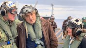 Борисов се тагна и от американския самолетоносач "Хари С. Труман" (Видео)